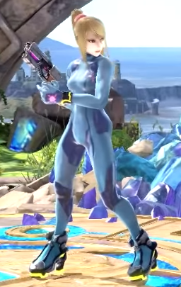 Zero Suit Samus new idle pose