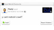 Y can't Metroid crawl