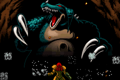 MZM-008-Samus encounters Kraid