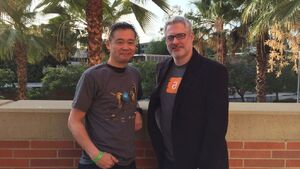 Mark Pacini and Keiji Inafune