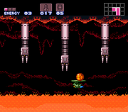 Samus sobre un Tripper