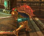 Samus Carrying Zero SSBWU