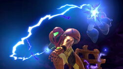 SSB Ultimate Samus grapple beam