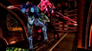 MP3 Samus attacked by Commander Pirate