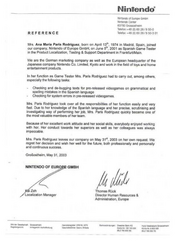 Ana Paris reference letter