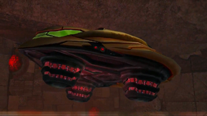 Samus Gunship Echoes Landing