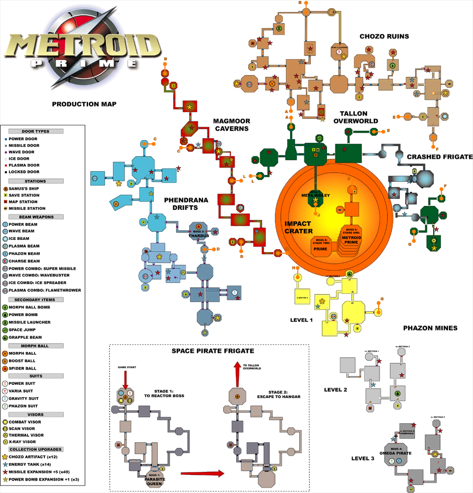 metroid zero mission full map