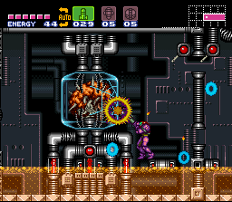Super Metroid Mother Brain tank