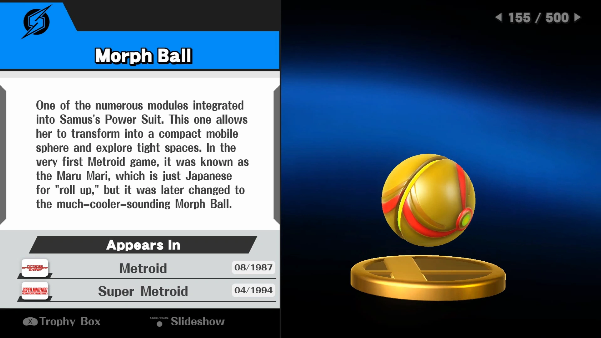 Image Morph Ball trophy.png Wikitroid FANDOM powered by Wikia