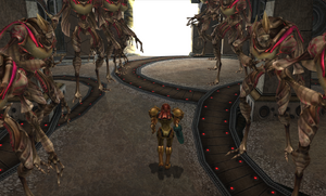Luminoth in Great Temple Samus
