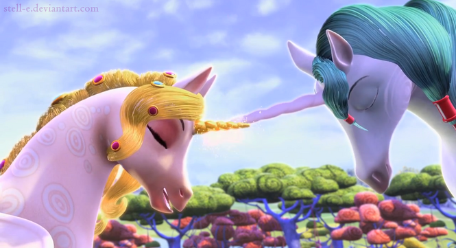 Mia and me unicorn magic by stell e-d5miph3