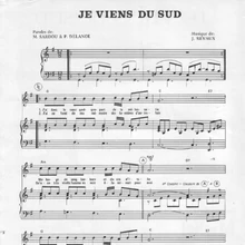 Je Viens Du Sud Wiki Michel Sardou Fandom Je viens du sud ( michel sardou ). je viens du sud wiki michel sardou