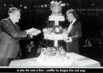 Sardou gâteau 1973