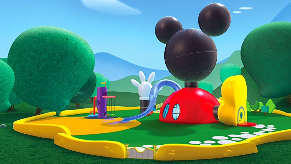 mickey mouse clubhouse garage