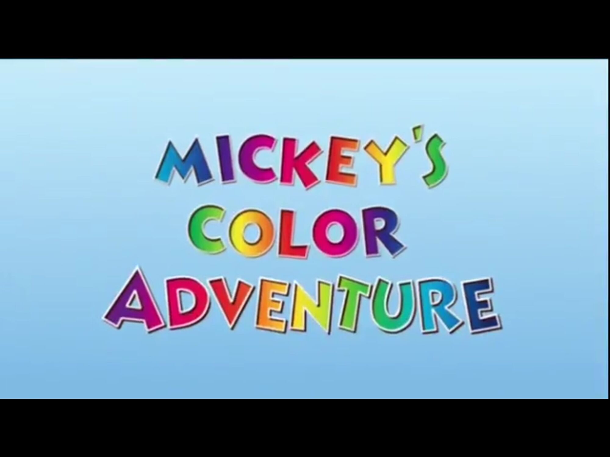 Mickey's Color Adventure | Mickey Mouse Clubhouse Episodes Wiki | Fandom