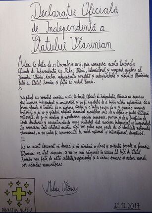Official Declaration of Independence