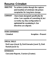 Resume Crimebot