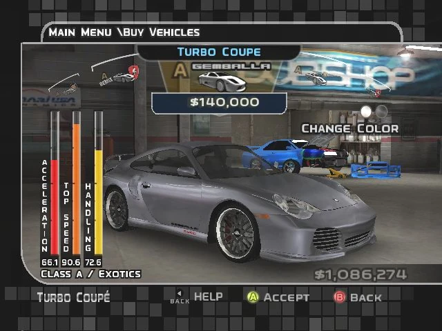Porsche 911 midnight club