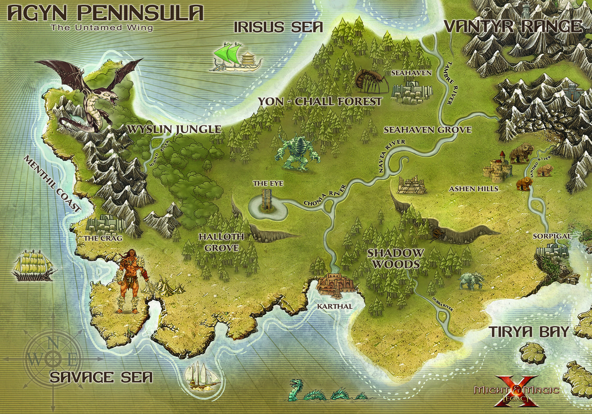 Agyn Peninsula Might And Magic Wiki Fandom Powered By Wikia