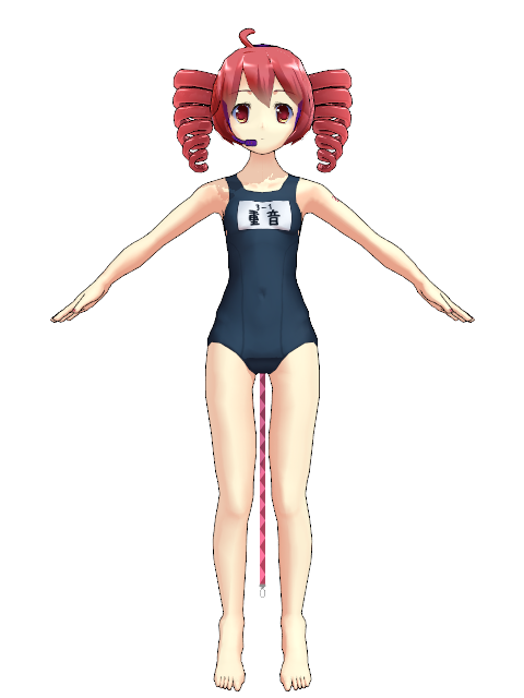 kasane teto project diva mmd model kasane teto project diva mmd model