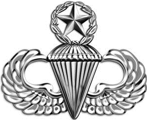 master military fall parachutist badge