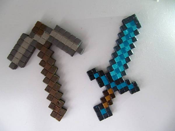 Minecraft Swords and Tools