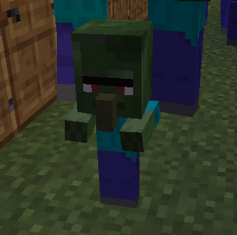 Baby Zombie Villager Minecraft Mobs Wiki Fandom