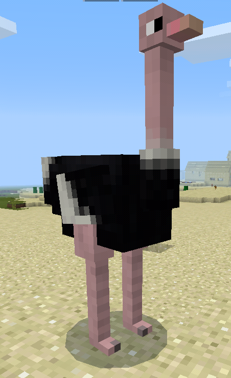 Ostrich (Wildlife Savanna)  Minecraft Mobs Wiki  FANDOM 