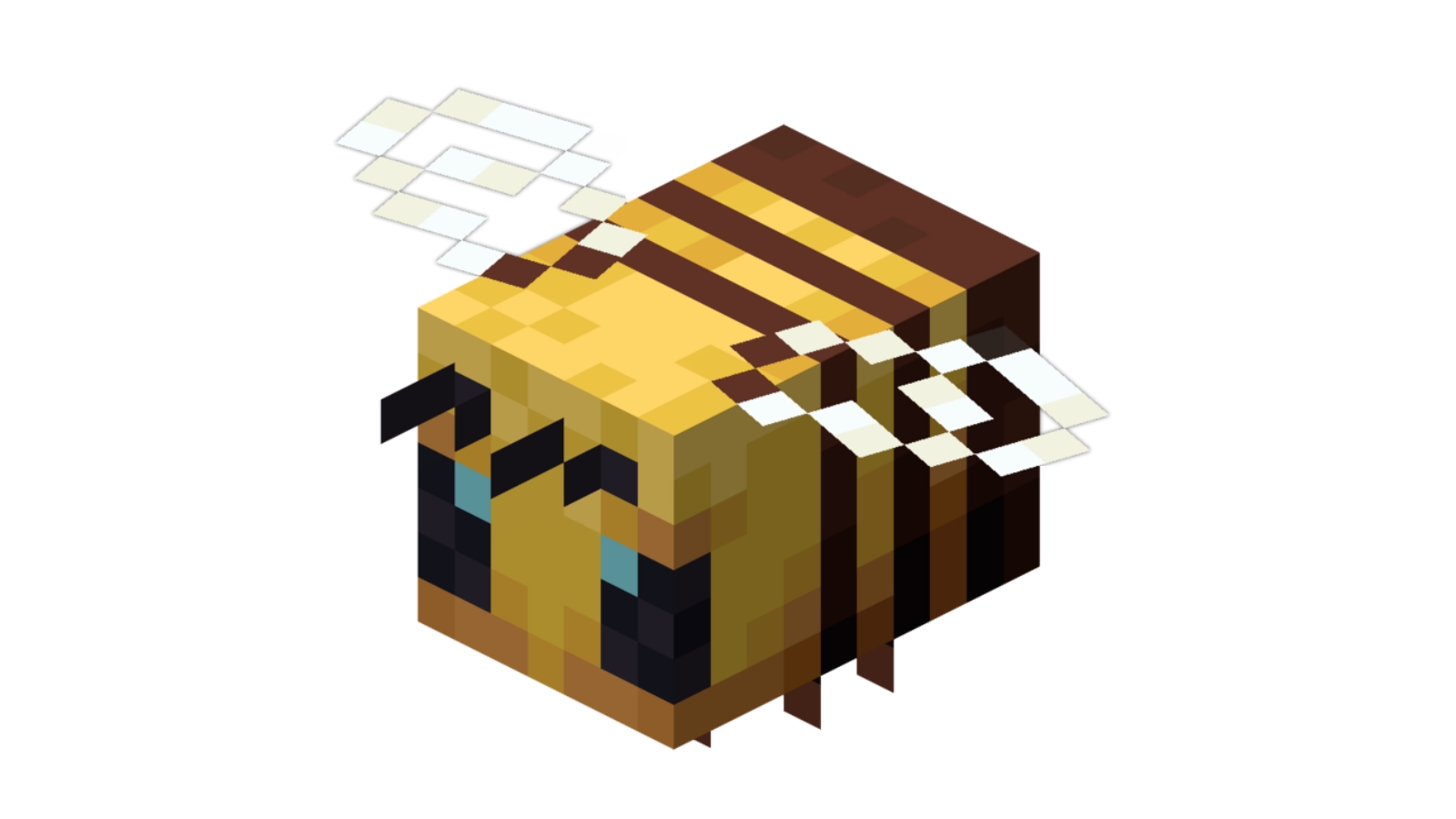 What is the title of this picture ? Bee | Minecraft Mobs Wiki | Fandom