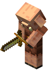 PiglinHoldingGold