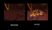 Bed in Nether