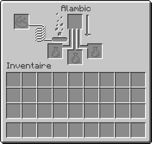 Interface de l'alambic en 1.9