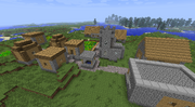Minecraft village