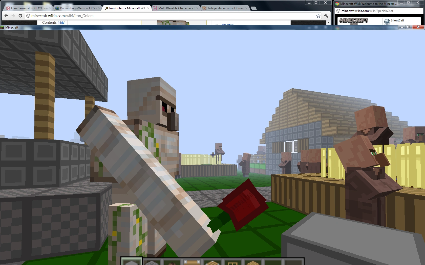 Image Iron golem holding rose.png Minecraft Wiki FANDOM powered