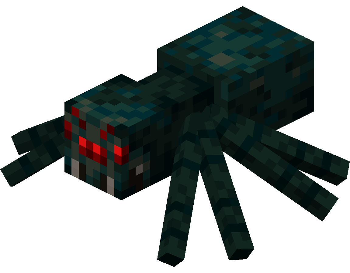 What is the title of this picture ? Cave Spider | Minecraft Wiki | FANDOM powered by Wikia