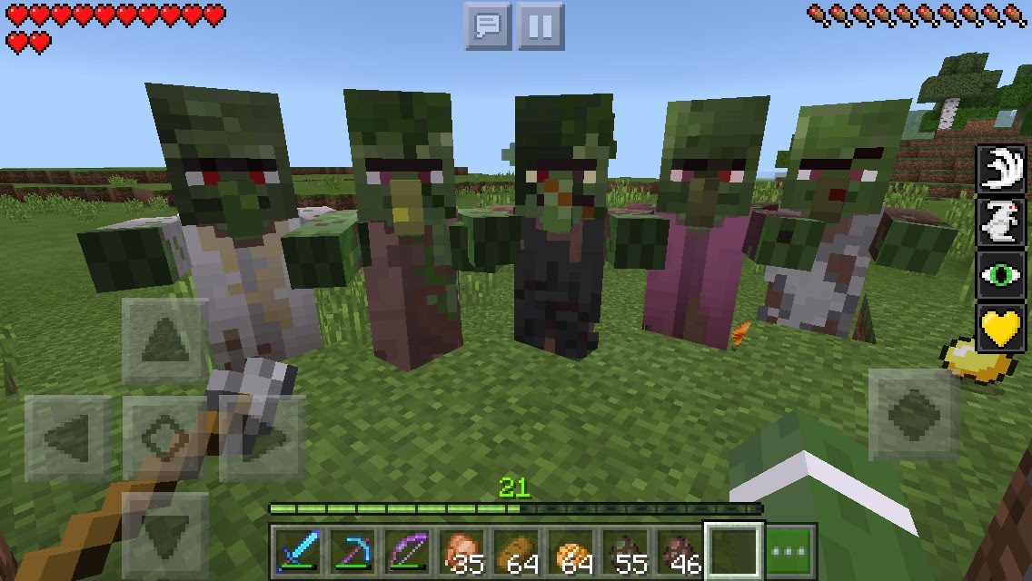 minecraft zombie villager toy