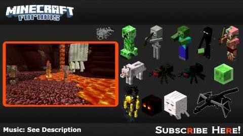 Video - Minecraft Mobs Hostile Mobs ( Hub)  Minecraft 