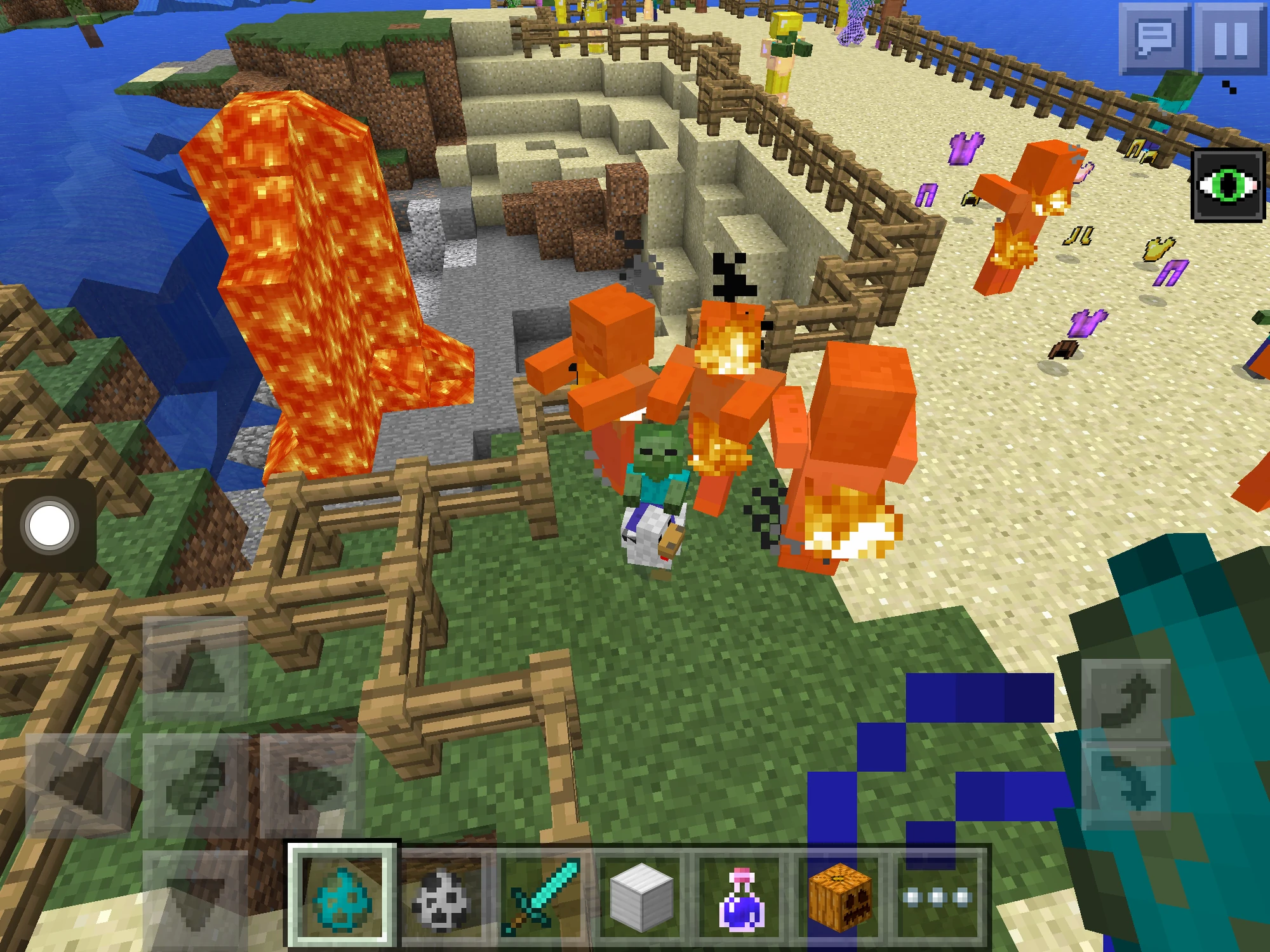 Chicken Jockey  Minecraft Wiki  FANDOM powered by Wikia