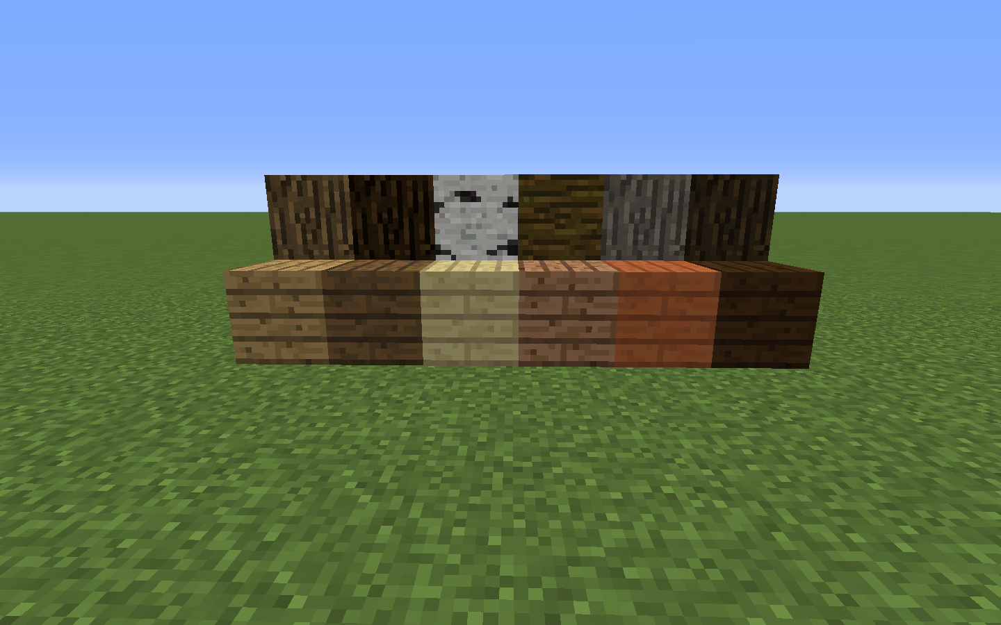 Minecraft Wood Plank Colors