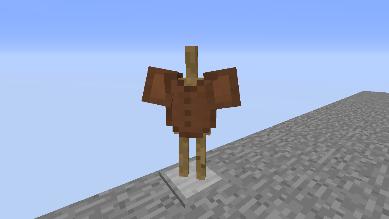 how to put armor on your character mine imator