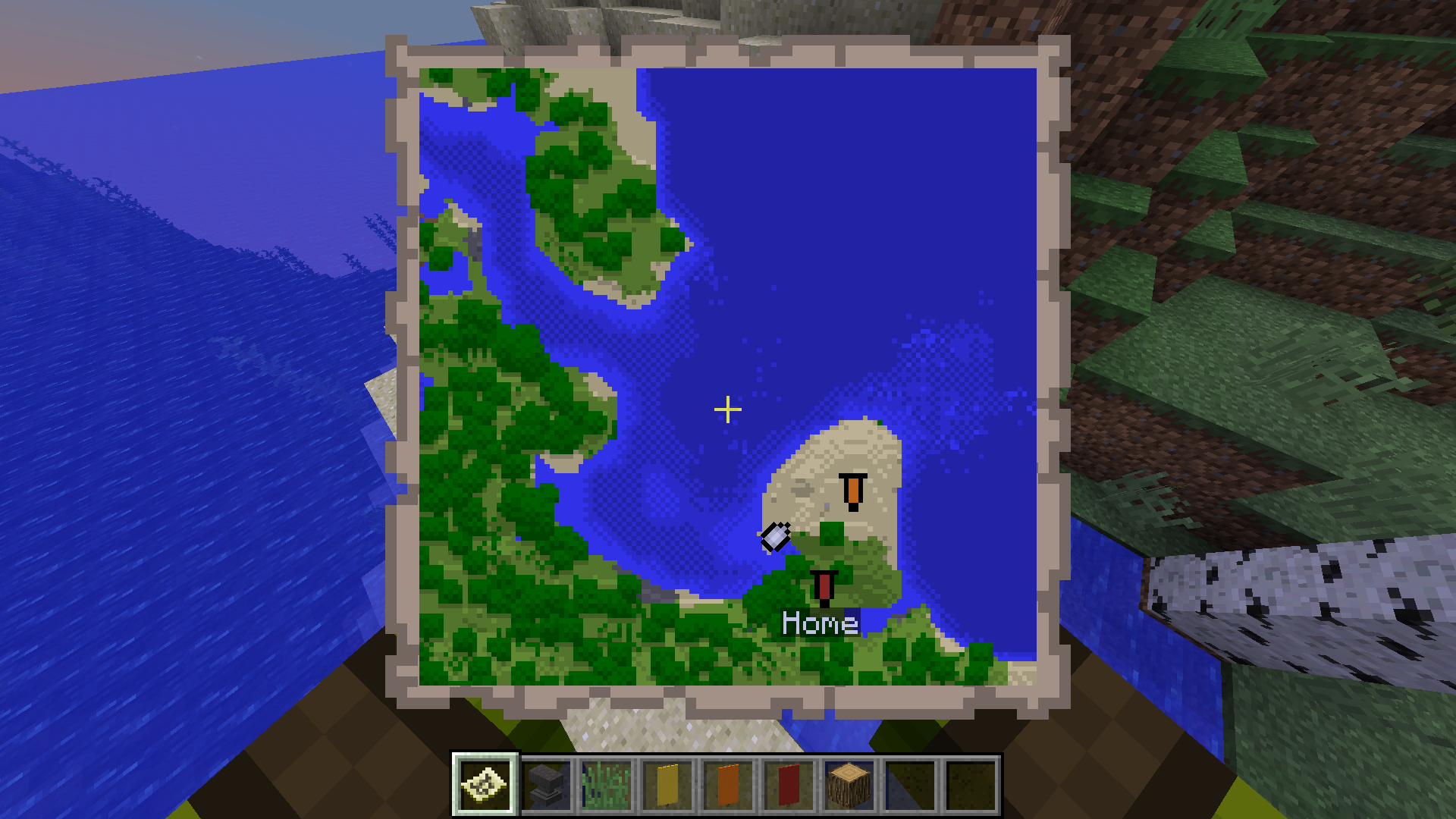 What is a Minecraft locator map?