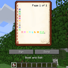 Book And Quill Minecraft Wiki Fandom