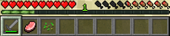 Hotbar with xp