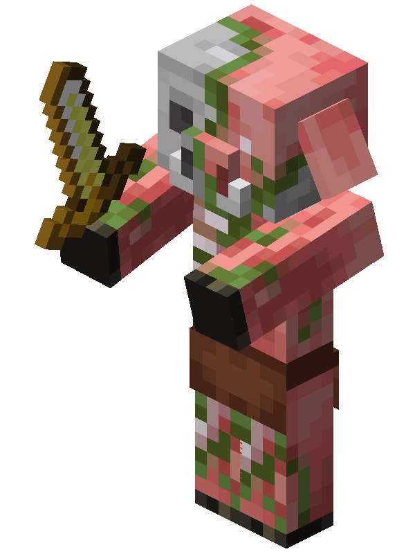 minecraft zombie pigman toy