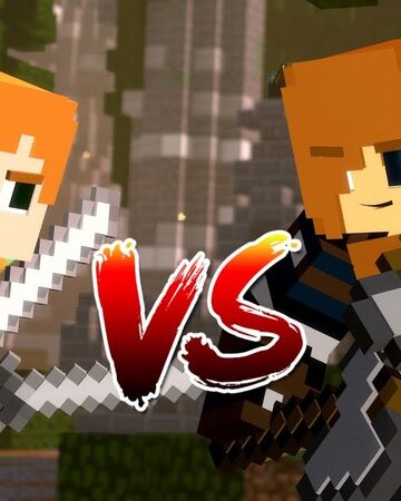 Alex Vs Lynna Minecraft Versus Fight Animation Minecraft