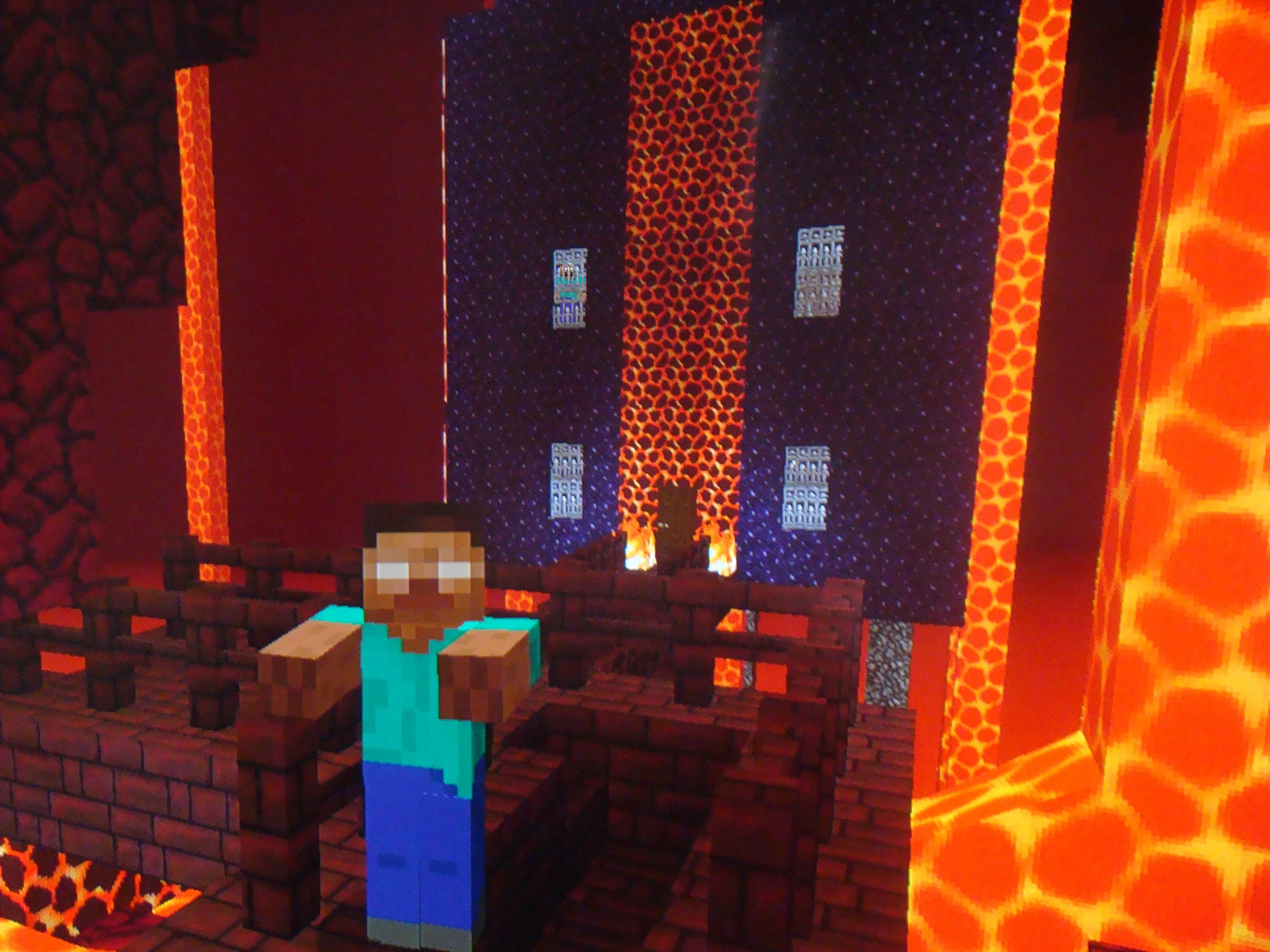 Herobrine's Nether lair Minecraft CreepyPasta Wiki Fandom