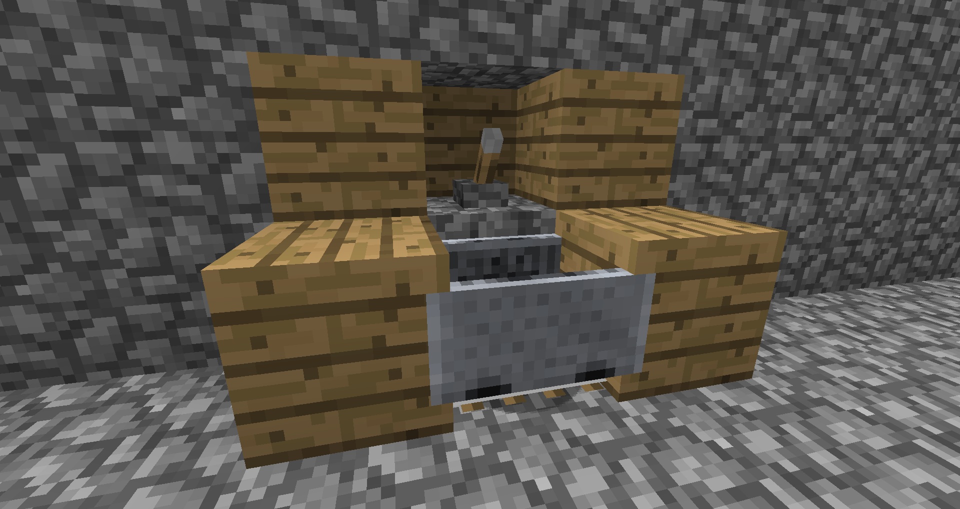 Minecraft Kitchen Sink Slagerijstok