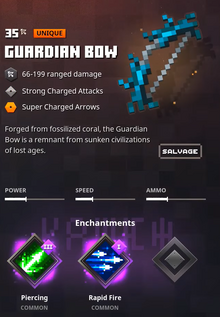 Guardian Bow | Minecraft: Dungeons Wiki | Fandom