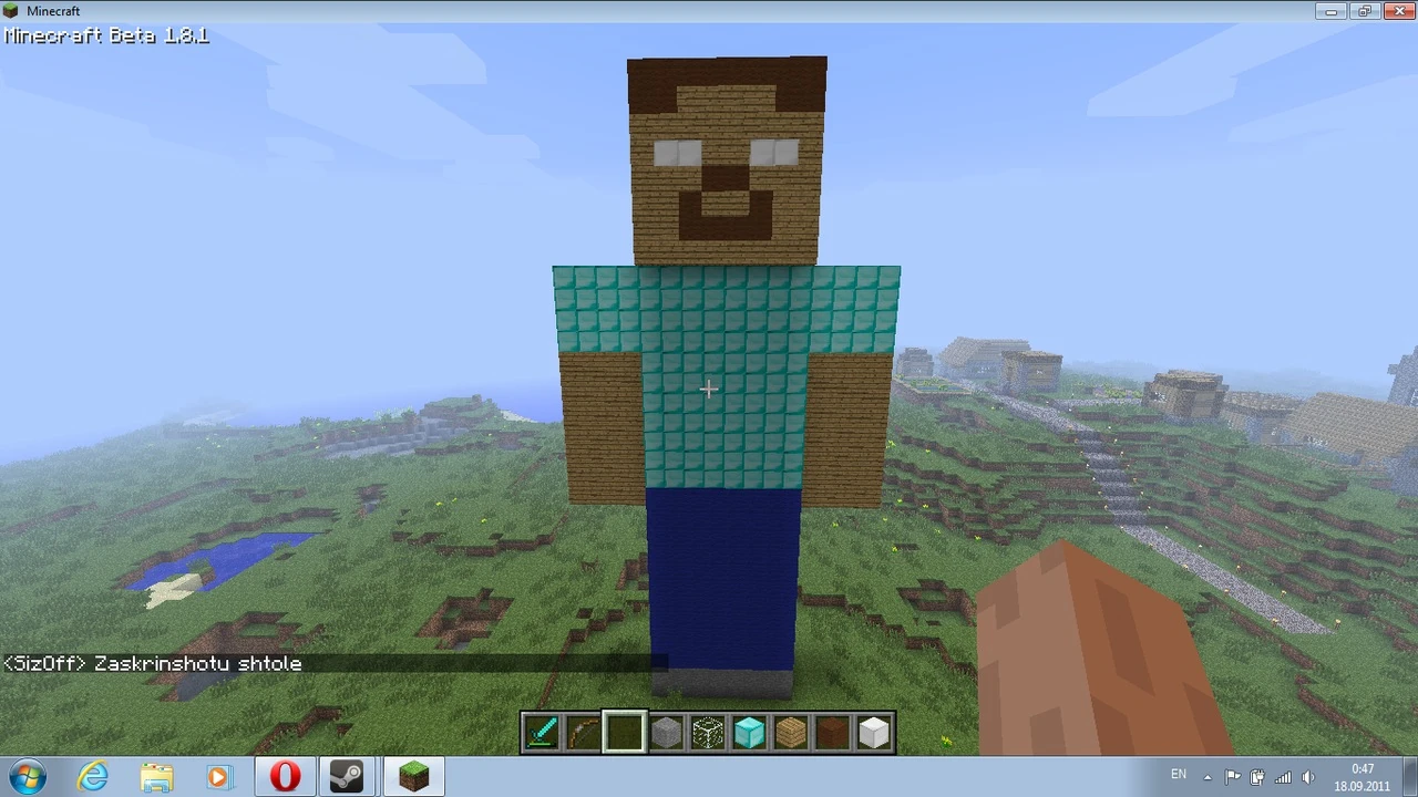 Image - Minecraft-herobrine-statue-building-creation.jpg 