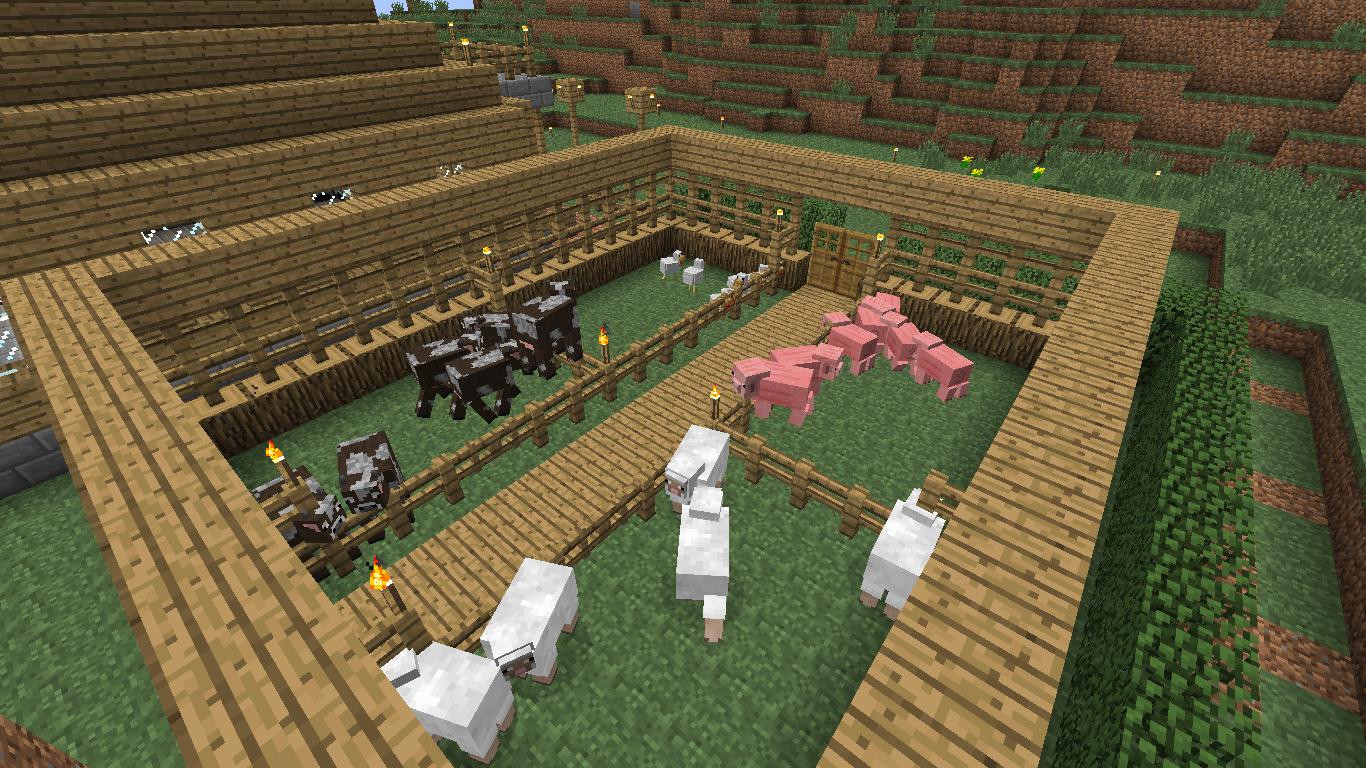 How To Feed Farm Animals Minecraft